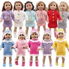 38 см 40 см Одежда для новорожденных кукол свитер платье для 18-дюймового куклы американского поколения одежда юбка Рождественский подарок