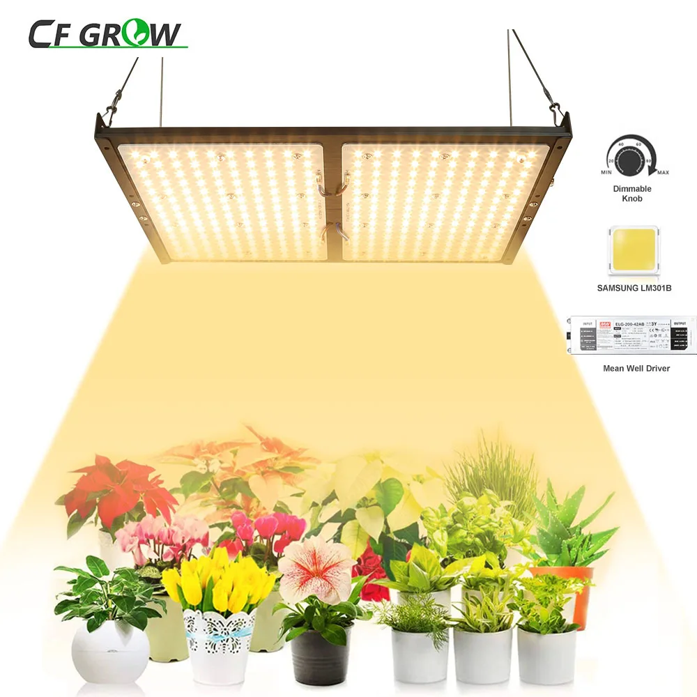 

LED Grow Light Bar Quantum Board Samsung LM301B 3500K Full Spectrum COB LED Plant Growing Lamp For Indoor Plants Greenhouse Tent