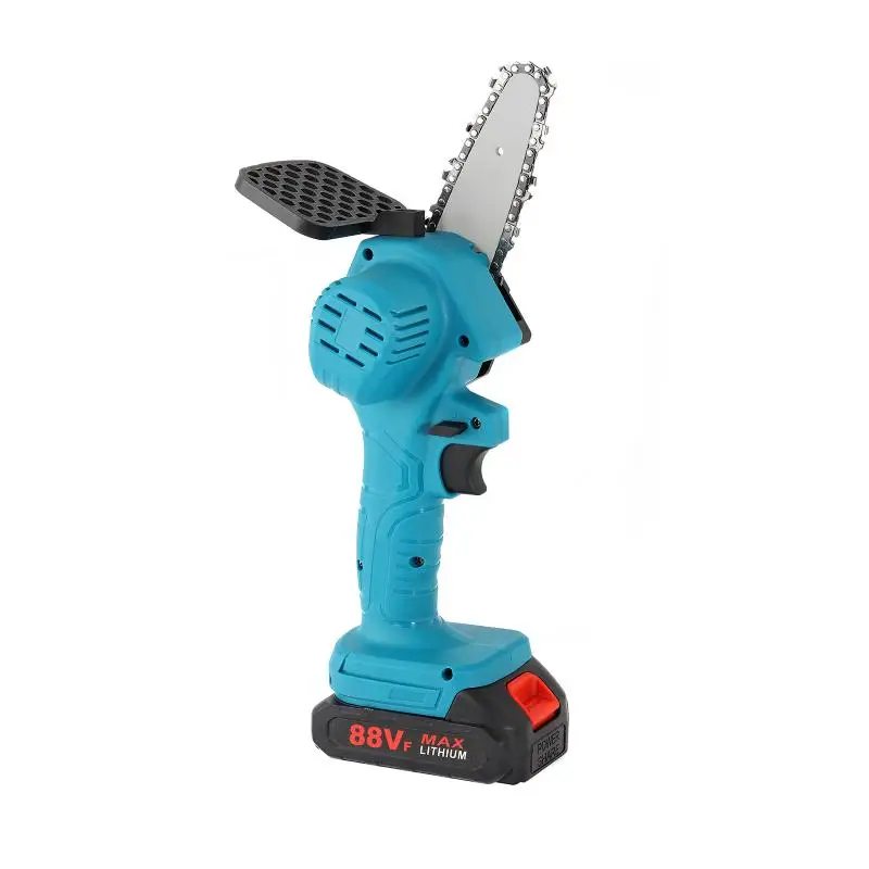 4 дюйма Электрическая цепная пила 88V Мини Обрезка Деревообработка регистрации