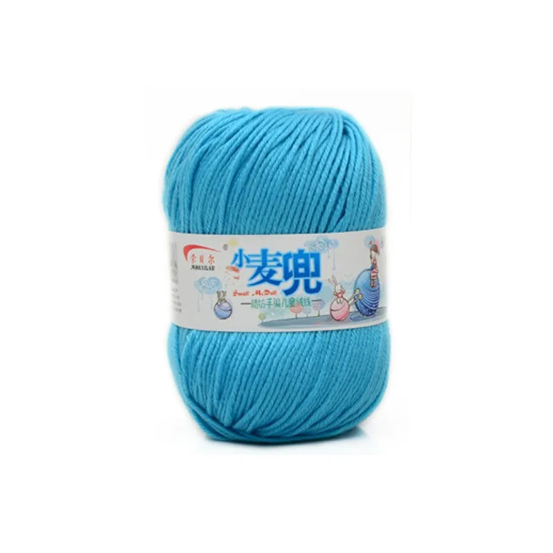 

High-quality New Crochet Cotton yarn For knitting Bargain Cotton Baby Milk Thread Worsted Handmade Wool Line Cheap Many Colors