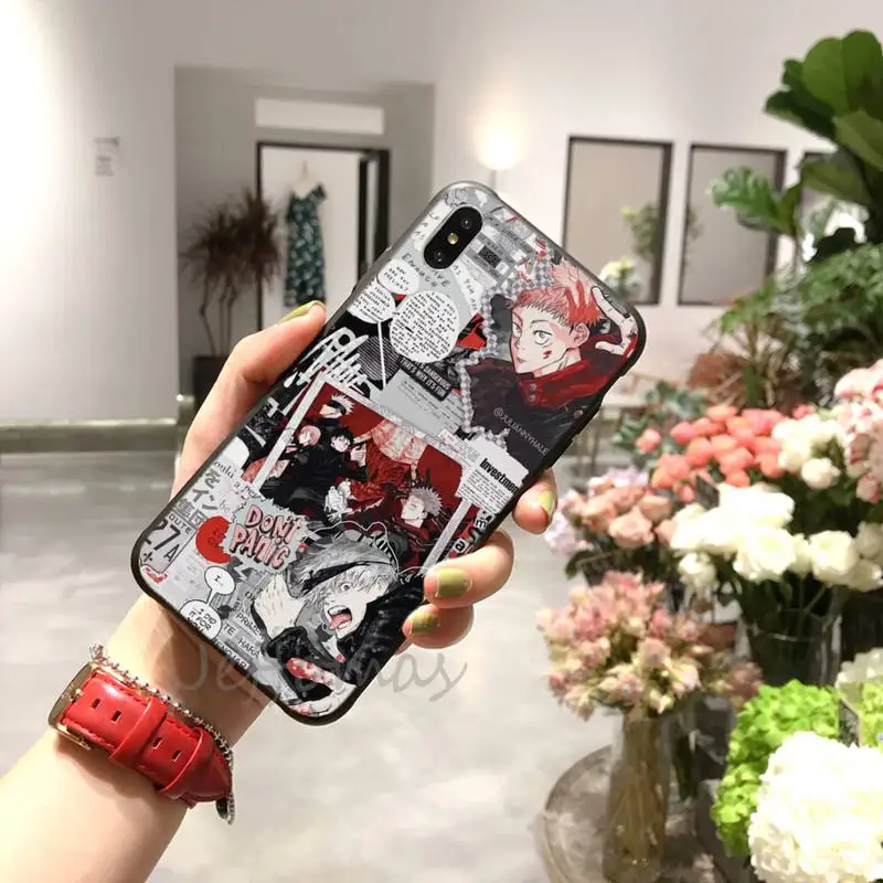

Jujutsu Kaisen Phone Case for iPhone 11 12 mini pro XS MAX 8 7 6 6S Plus X 5S SE 2020 XR