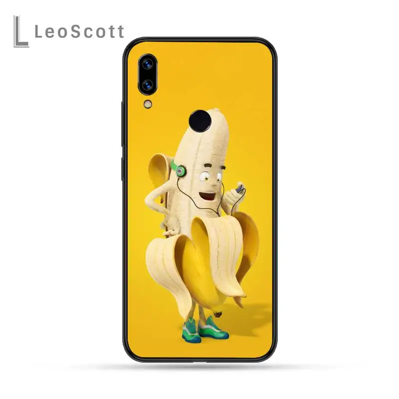 

Fruit Banana Lemon Phone Case For Xiaomi Redmi Note 4 4x 5 6 7 8 pro S2 PLUS 6A PRO