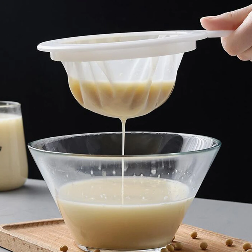 Нейлоновый сетчатый ручной фильтр для кофе чая Листьев сока меда соевого молока