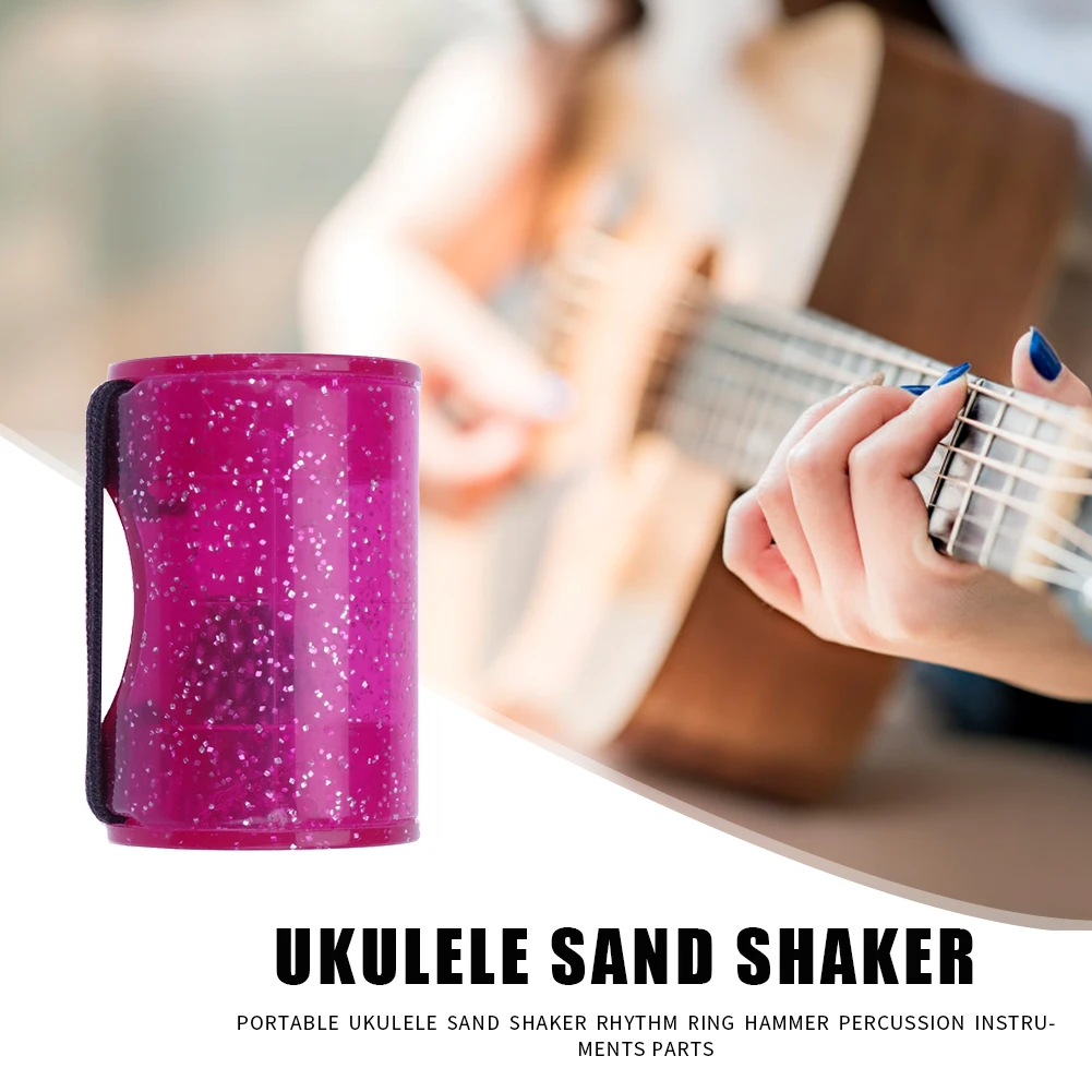 

Glitter Finger Hammer Sand Shaker Acoustic Guitars Ukulele Rhythm Sand Bell Maracas Instruments