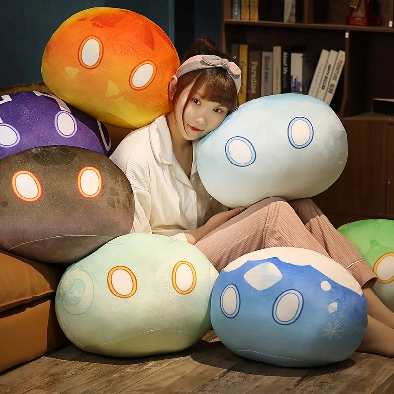 Kawaii 10/25/40 см Популярная игра Genshin ударопрочный слайм тема милые плюшевые куклы