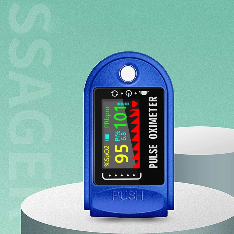 Fingertip Pulse Oximeter Portable Finger Blood Oxygen Saturation Monitor OLED Heart Rate Health Care SpO2 PR PI |