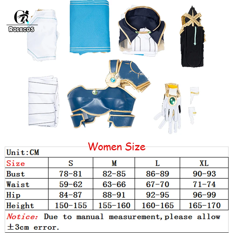 

ROLECOS Anime Sword Art Online Cosplay Costume Asada Shino Cosplay Costume Alicization Blue Full Sets Cosplay Long Dress