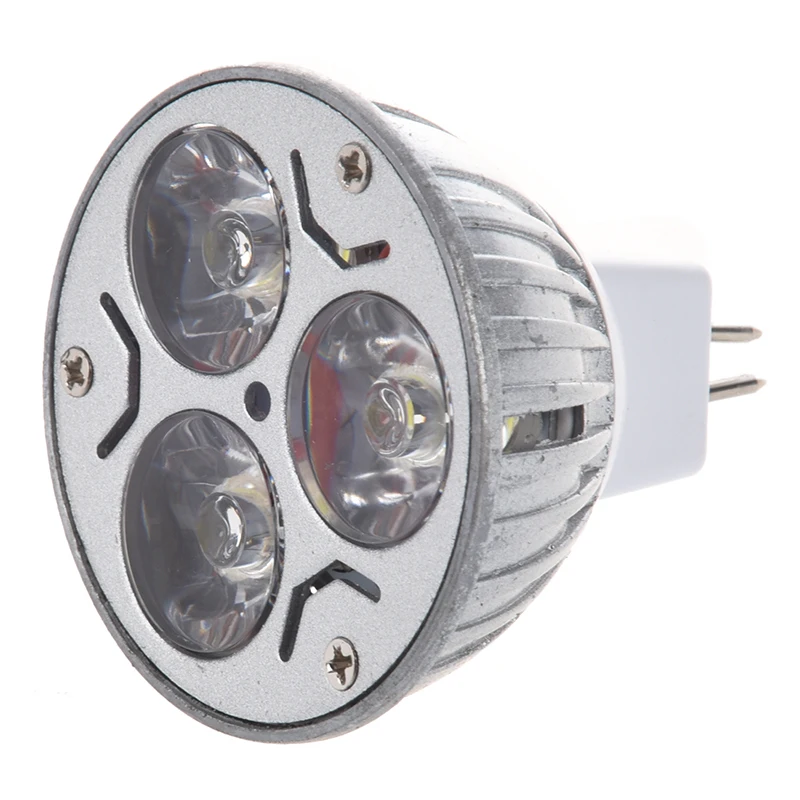 

MR16 3x1 Вт Светодиодный точечный светильник лампа 20W, белый, для подсвечивания грузовиков, светильник, ландшафтный дизайн замена галогеновой л...