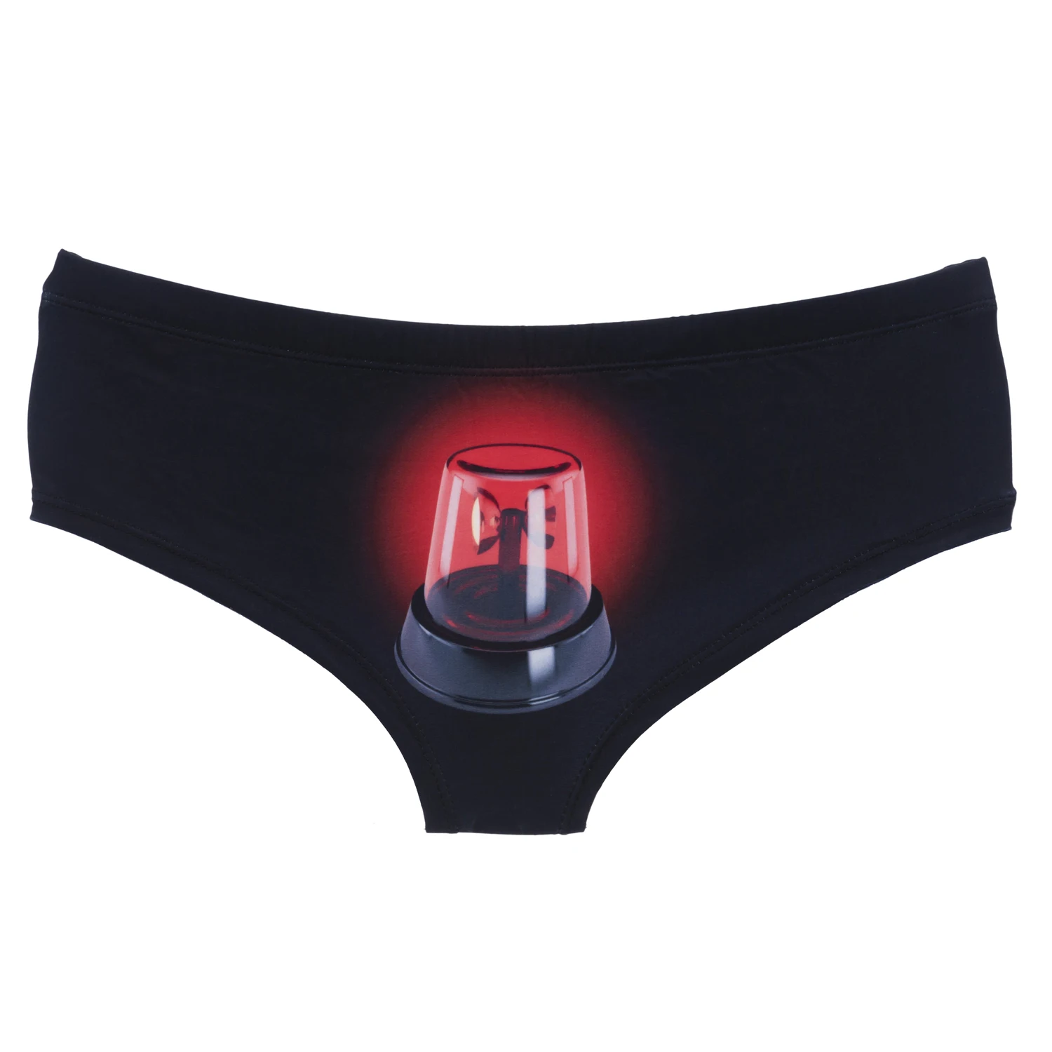 Сексуальное женское нижнее белье с забавным принтом красного и черного цвета