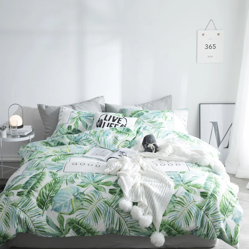 Простой комплект постельного белья с наволочкой комплекты пододеяльником