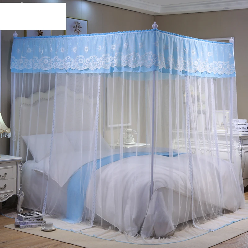 Принцесса ветер пол москитная сетка три двери с толстым шифрованием кронштейн