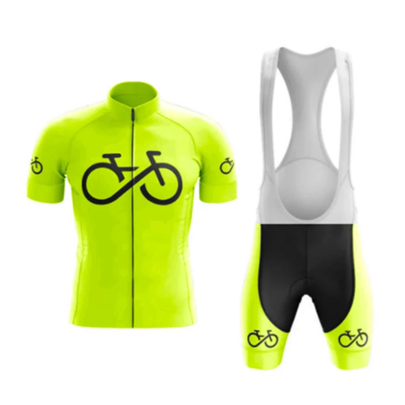 

Men Pro Team Cycling Jersey 2021 Summer Breathable Bike Wear Short Sleeve Sets MTB Maillot Ciclismo Outdoor Riding Bike Uniform