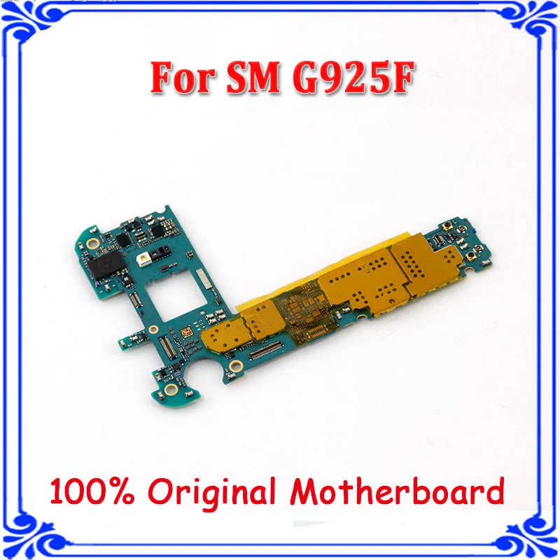 Оригинальная разблокированная материнская плата для Samsung Galaxy S6 Edge G925F G925i G925FQ/G925F