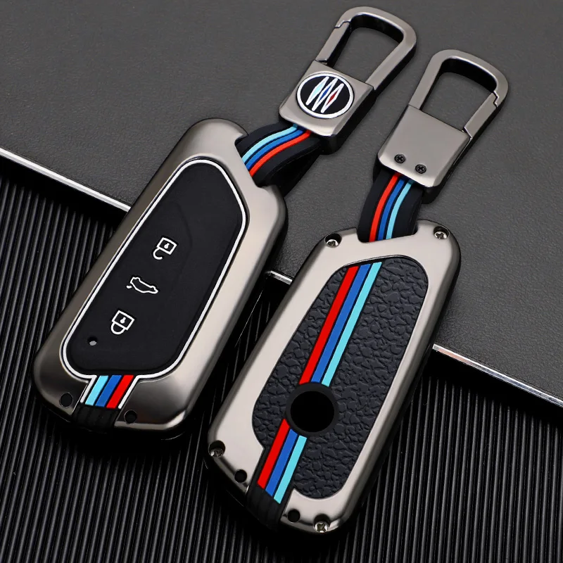 

For VW Volkswagen Golf 8 Mk8 2020 Skoda Octavia 3 Buttons Smart Keyless Zinc alloy Car Key Case Cover Shell Accessories