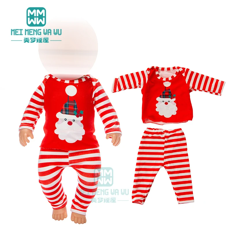 Одежда для куклы подходит детей 43 см кукла новорожденных зеленое рождественское