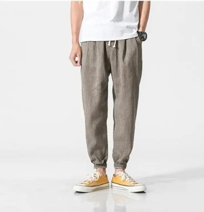 

Брюки-султанки ZOGAA мужские, повседневные джоггеры, брюки для фитнеса, традиционная китайская одежда в стиле Харадзюку, лето 2019