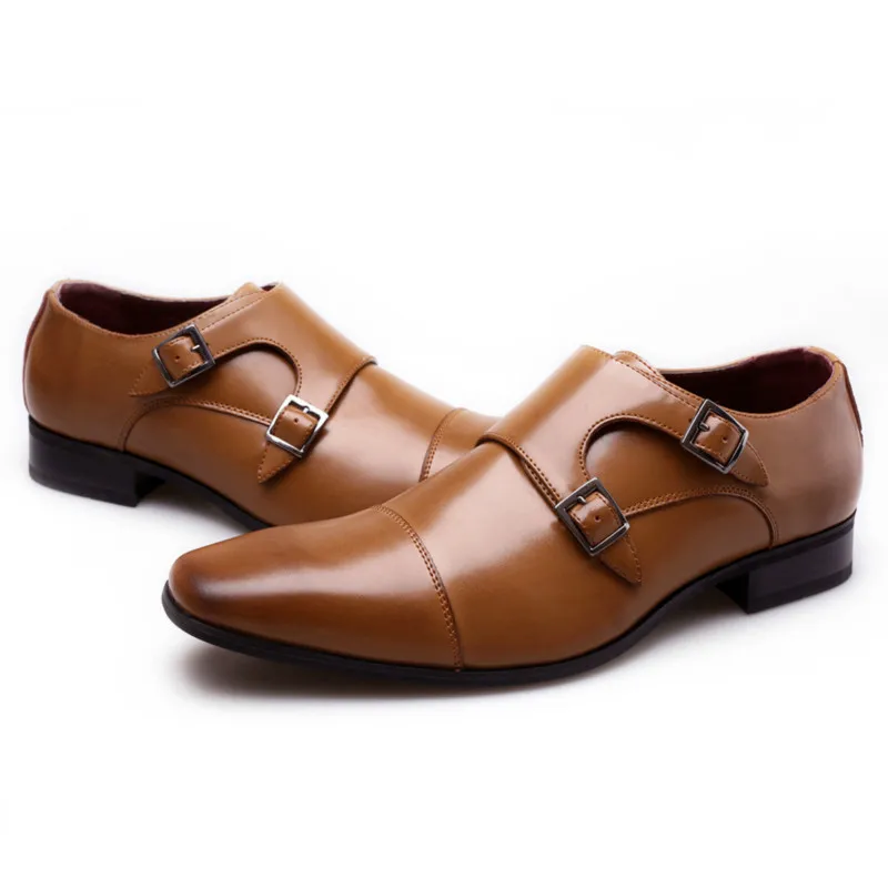 Size39-48 модные туфли с пряжкой Мужские модельные Лоферы обувь для мужчин