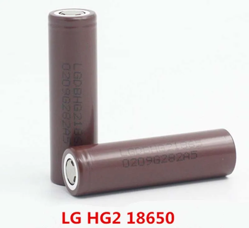 HG2 18650 Литий Батарея 3.6V3000mah Перезаряжаемые высокого разряда 20A Мощность атомайзер