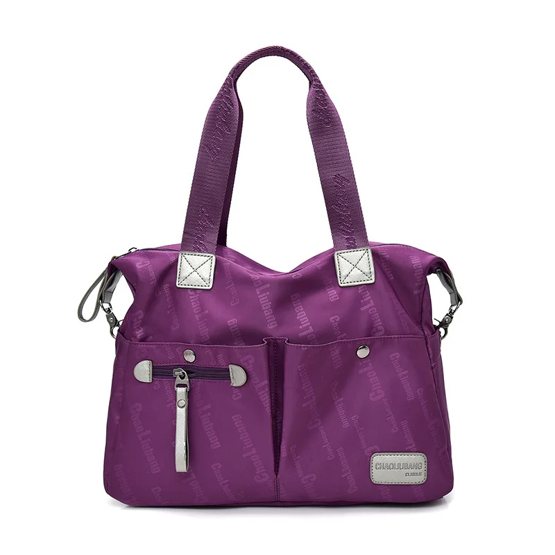 2021 new version of Oxford cloth shoulder bag men and women casual waterproof messenger large capacity fashion simple handbagW34