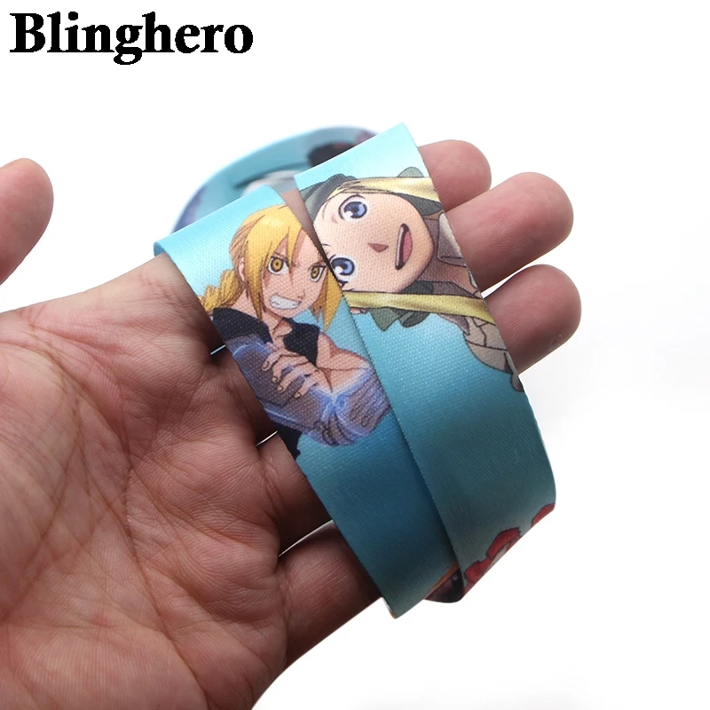 CA919 стальной ремешок для мобильного телефона с изображением аниме крутой шейный