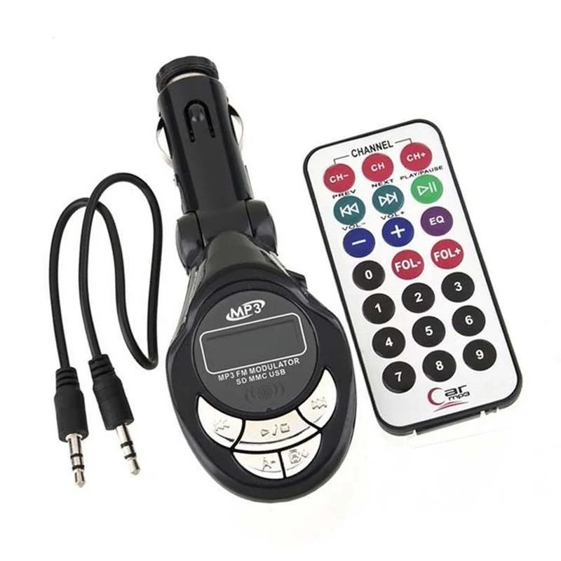 Классический и прочный 4 в 1 Автомобильный Bluetooth FM-передатчик mp3-плеер