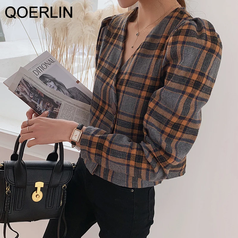 QOERLIN 3XL Женская Элегантная блузка размера плюс винтажные сексуальные рубашки с