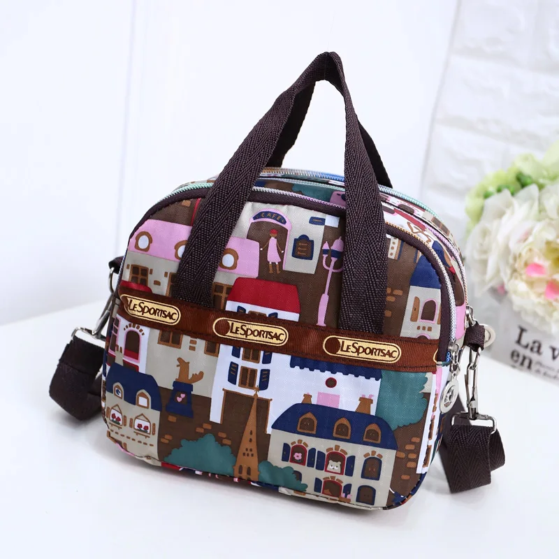 

2021 fashionable and versatile one shoulder flowered cloth bag