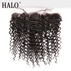 Halo перуанская глубокая волна 13x6 HD кружевная Фронтальная застежка бразильские человеческие волосы 13X4 фронтальная кружевная предварительно выщипанная линия волос с детскими волосами