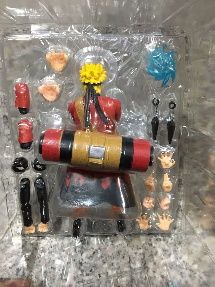 SHF Узумаки Наруто экшн-Фигурки игрушки для детей Sennin Модель Коллекционные