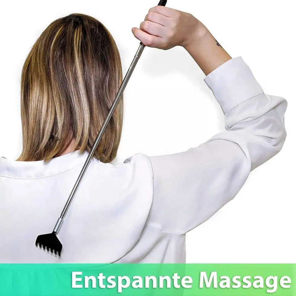 

Телескопический массажер для спины, телескопический скребок для массажа царапин, телескопический скребок, для ухода за телом, массажер для ...