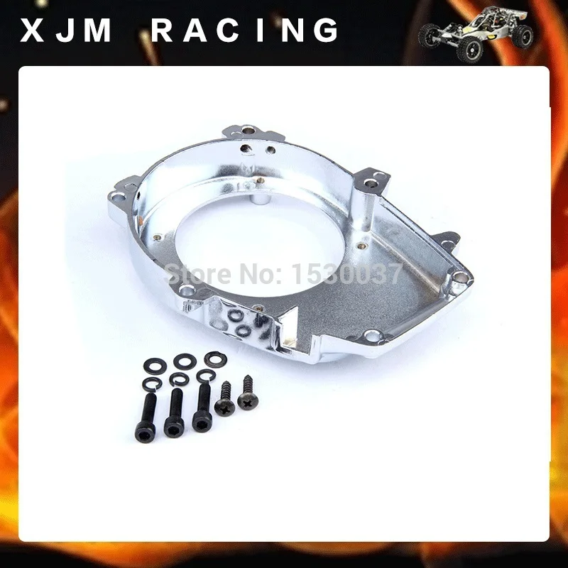 Хромированная крышка вентилятора подходит для двигателей Zenoah CY Rovan 1/5 Hpi ROFUN Km Mcd Baja
