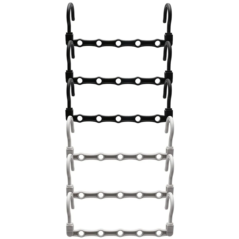 

Closet Organizer Stronger Closet Organizers And Storage Clothes Hanger With 5 Holes Closet Storage For Heavy Clothes