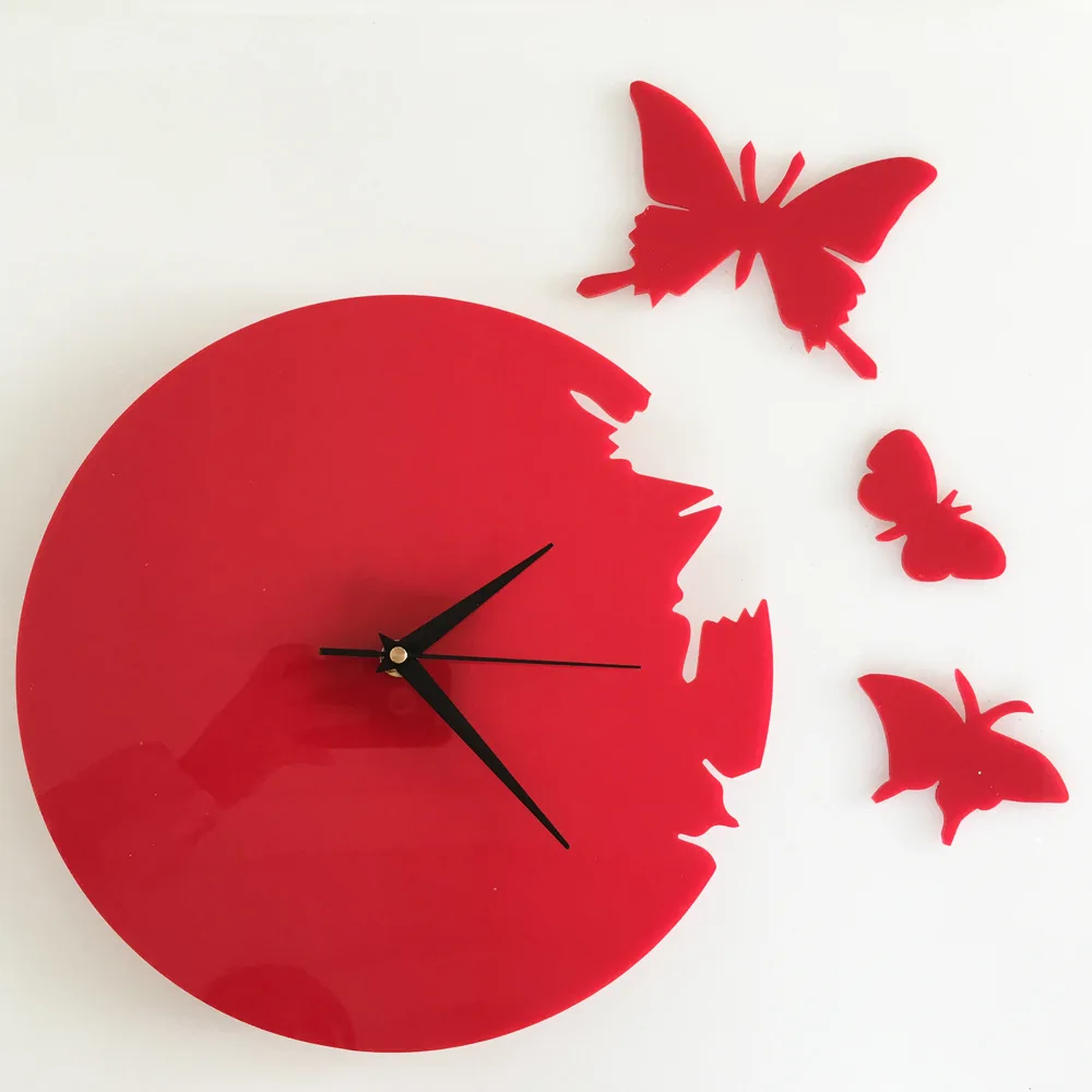 Акриловые колокольчики бабочки для спальни декоративные настенные