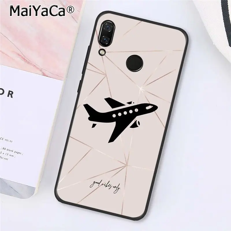 A4 MaiYaCa Любовь Путешествия розовый бумажный самолет чехол для телефона Xiaomi Redmi4X 6A S2 Go Redmi 5 5Plus Note4 Note5 7 Note6Pro - Цвет: A4