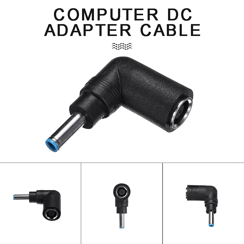 

Pohiks Multifunctional 7.4*5.0 to 4.5*3.0 Adapter Converter 90 Degree DC Power Adapters Connectors Plug For PC Computer Laptop
