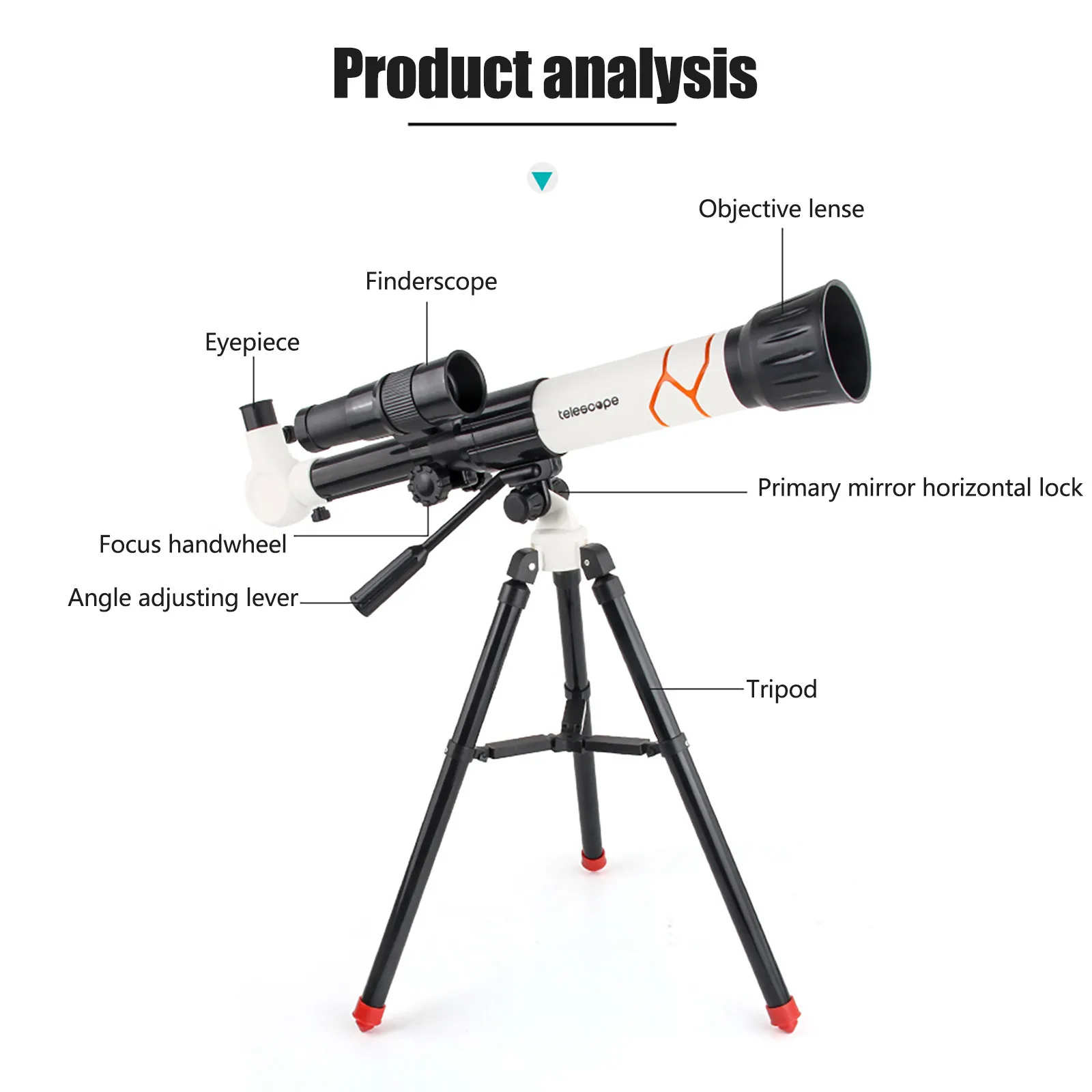 

Hot Selling Children Science Education Astronomical Telescope Toy High-Powered Monocular Educational Toys Jouet
