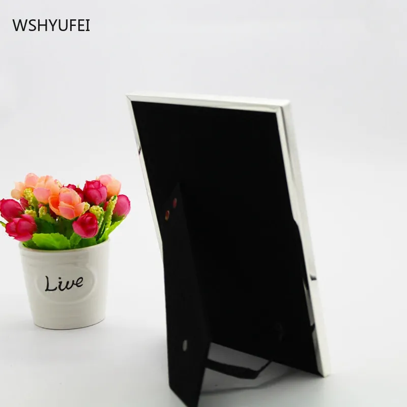 Металлическая рамка для фотографий в Европейском стиле простой современный