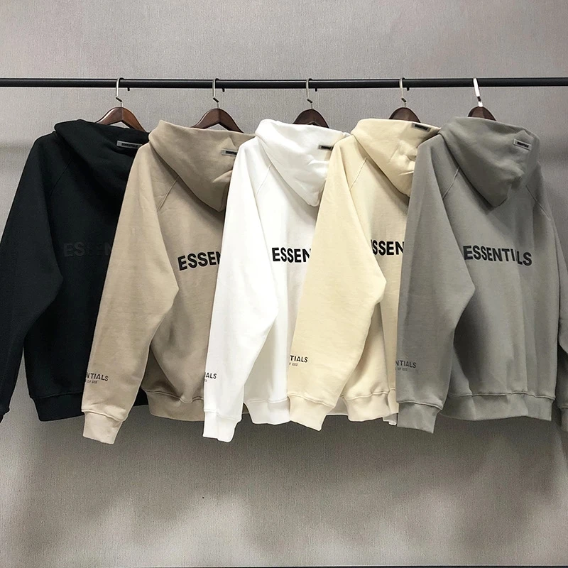 

New FOG essentials Zipper Hoodies 3M reflective Hoodie Men Women Streetwear Sweatshirt Oversize Hoody Coat Clothing Pullover