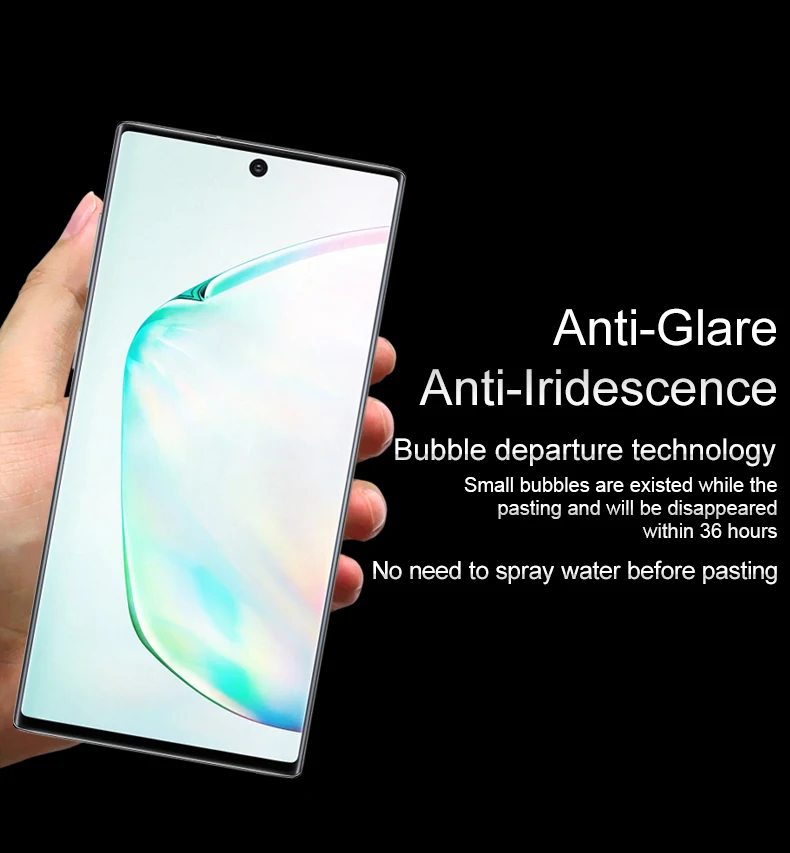 2 шт полное покрытие для samsung Galaxy Note10 Note 10 plus pro Защитная пленка для задней панели Imak прозрачная Гидрогелевая пленка