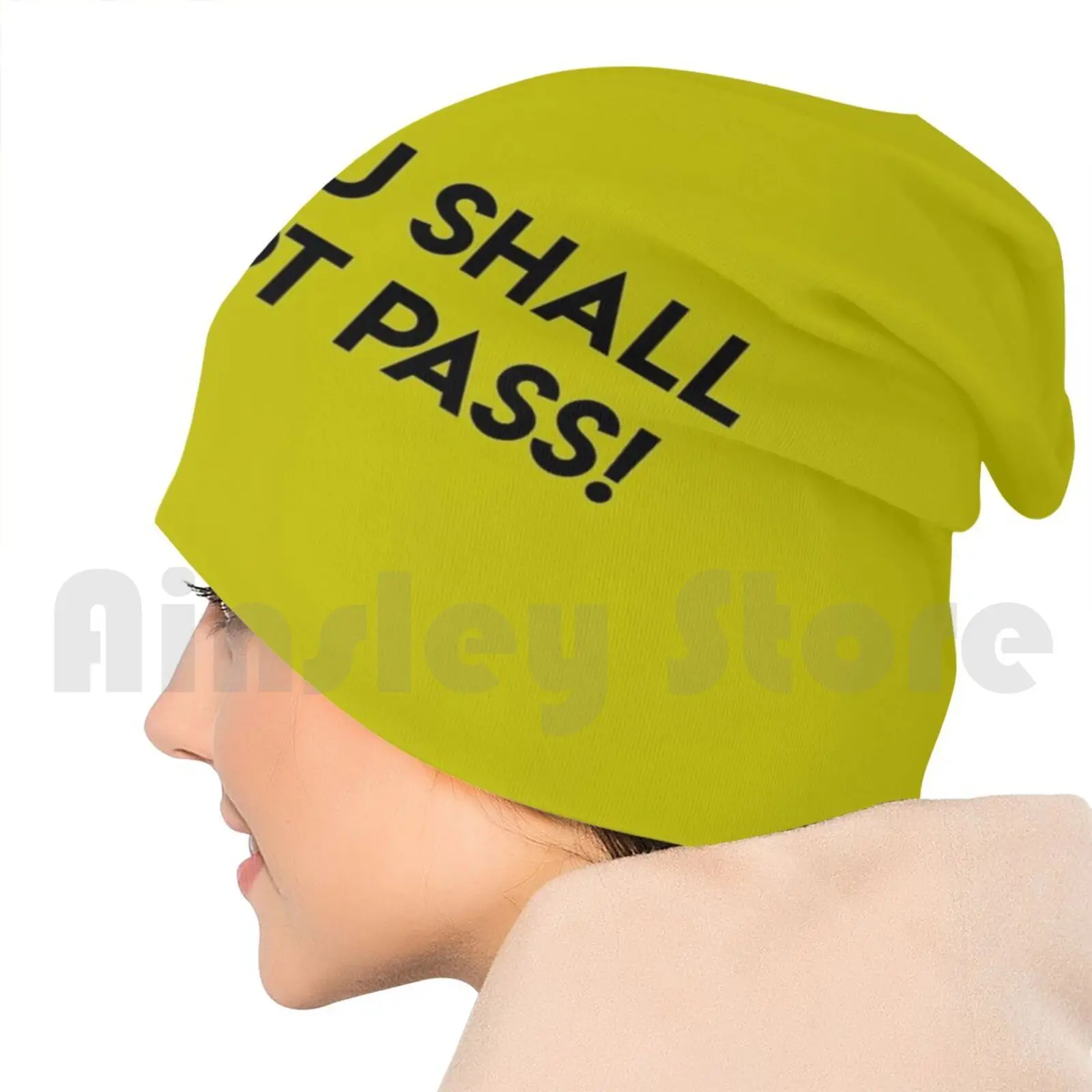 Вязаная Шапка-бини в стиле хип-хоп