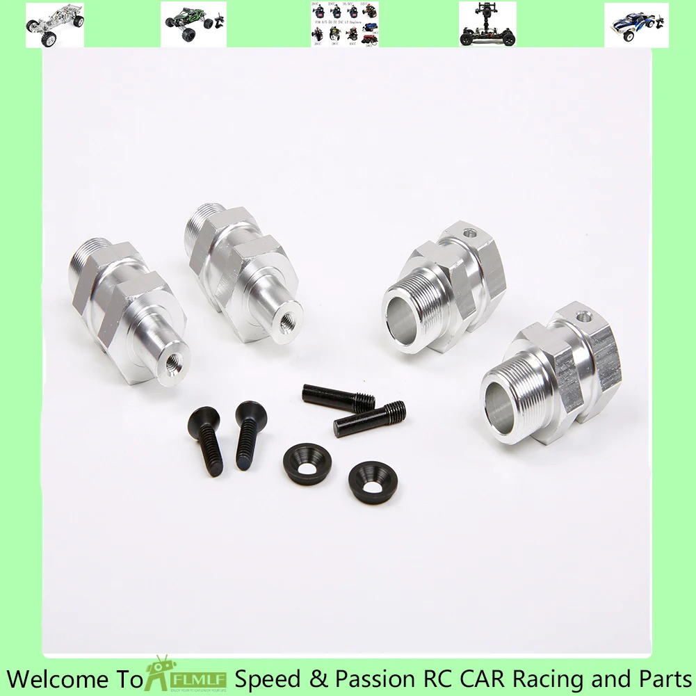 

Metal Quick Release Front and Rear Wheel Extended Shafts Set Fit for 1/5 Scale Hpi Rofun Rovan Km Baja 5b Ss Rc Car Parts