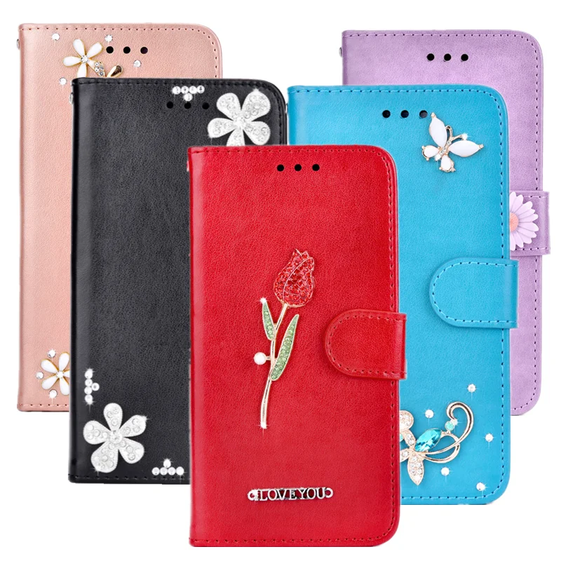 

Fashion Leather Diamond Case For Nokia 2.2 3.2 4.2 6.2 7.2 1.3 2.3 5.3 C1 2.4 3.4 Pure Colcor Magnetic Bag Flip Wallet Cover