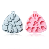 10 holes cactus flower silicone mold diy candy childrens complementary food chocolate cake making tool kitchen baking mould