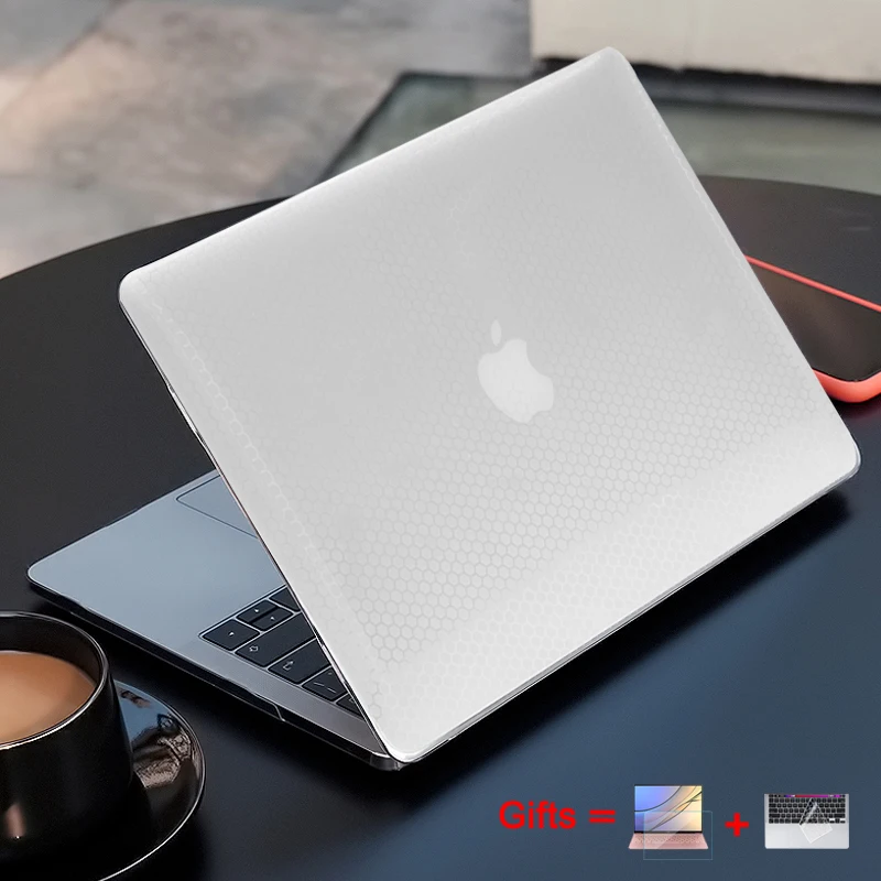 

Honeycomb Laptop Case For Macbook Pro A1989 A2159 A2251 A2289 2020 A2338 M1 Chip for mac Air 13 A1369 A1466 A2179 shell cover