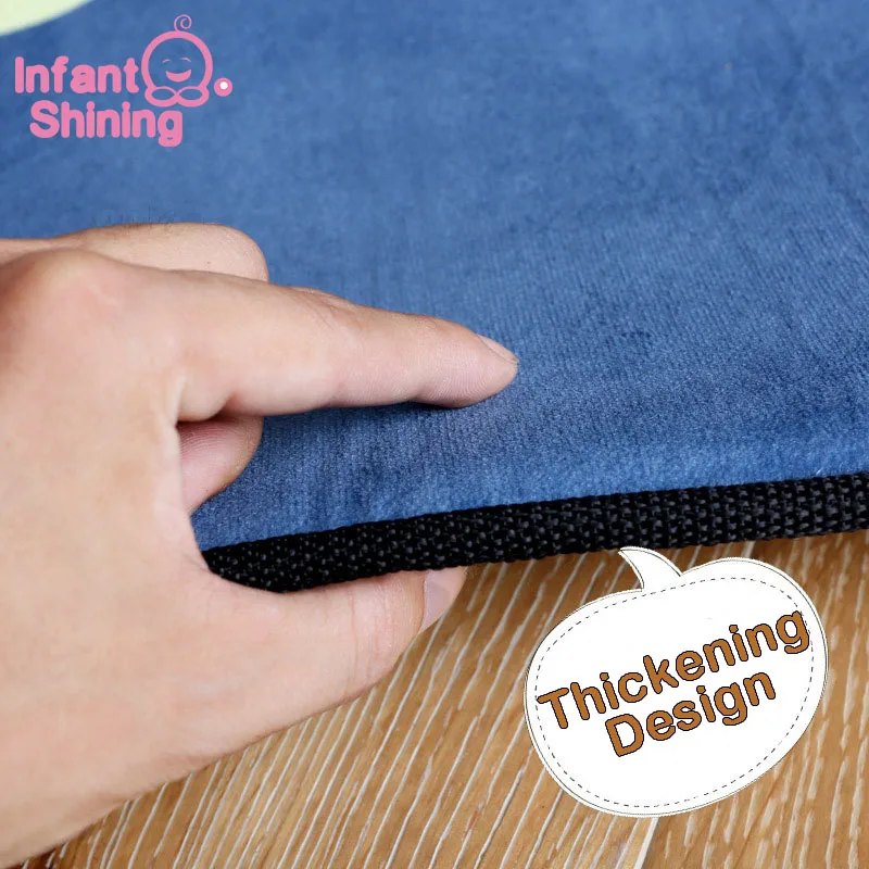 Детские блестящие мультфильм детский игровой коврик Толстой замши Гостиная ковры детей Спальня ковры одеяло из экологичных материалов