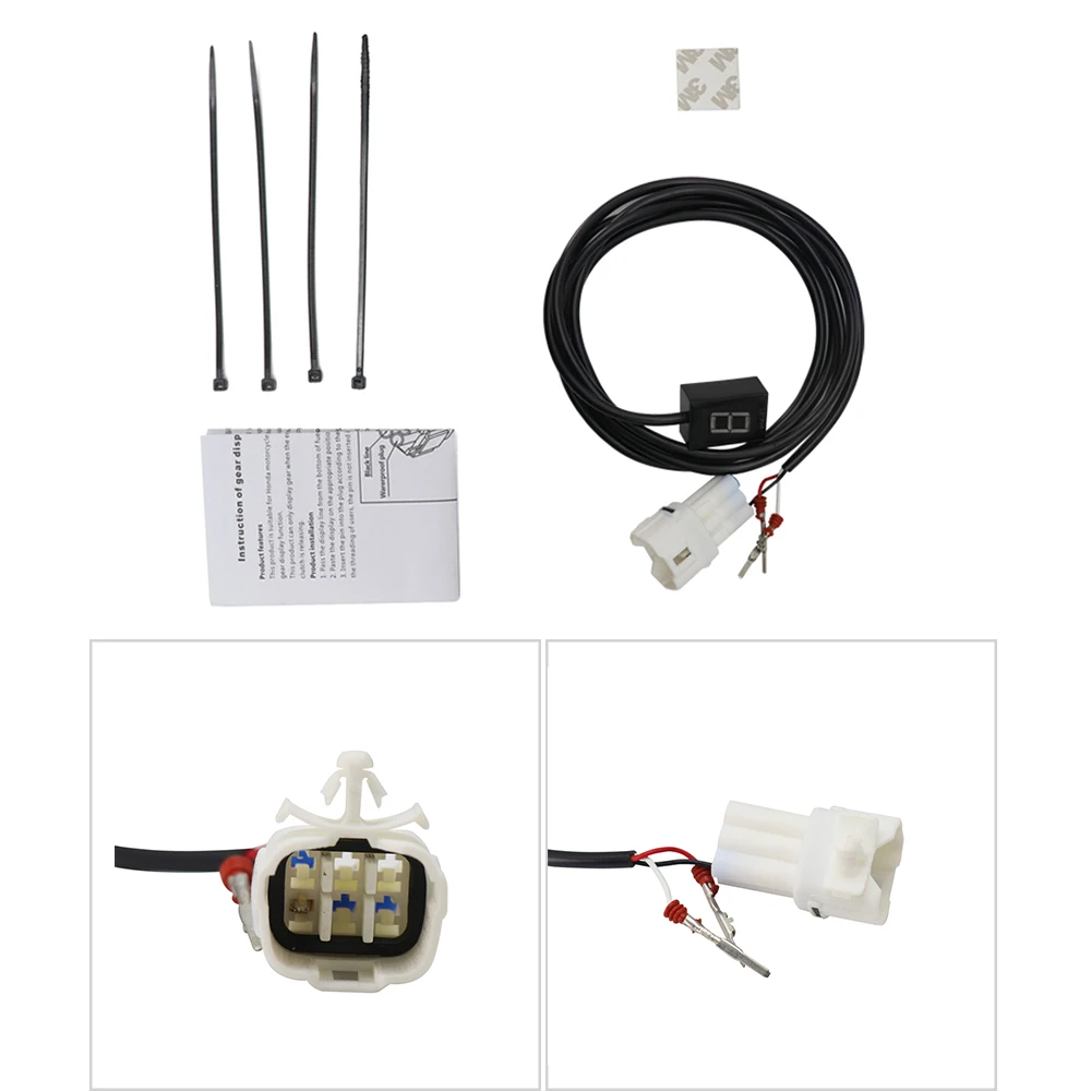 

ALconstar-Digital Gear Indicator LED Shift Level Sensor For SUZUKI GSX1400/GSX600/GSF650/ Gear Position Display Gauge Shifter