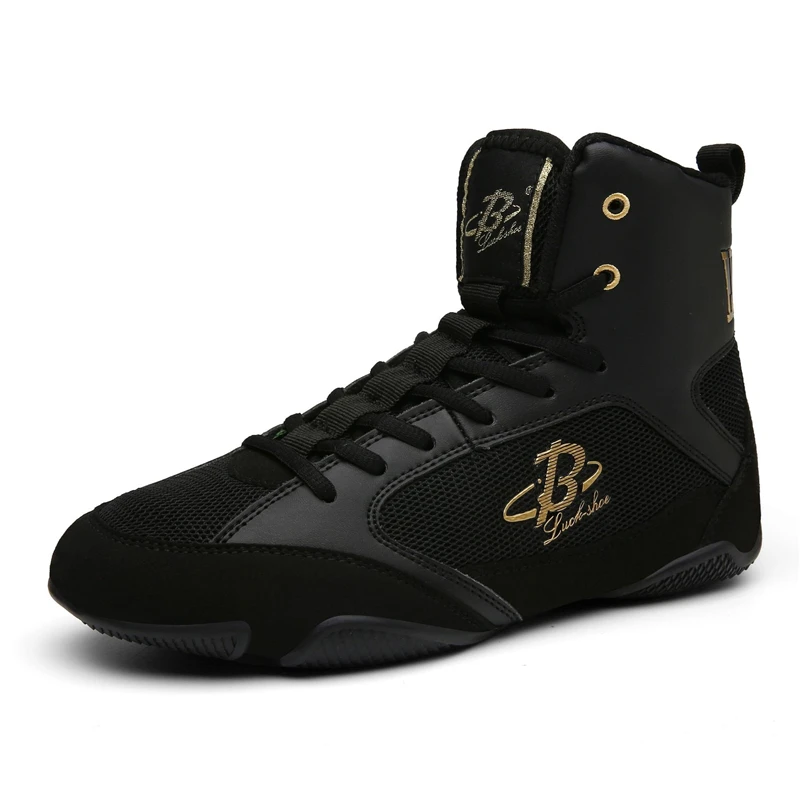 Боксерская обувь для мужчин и женщин размера плюс европейские размеры 35-46