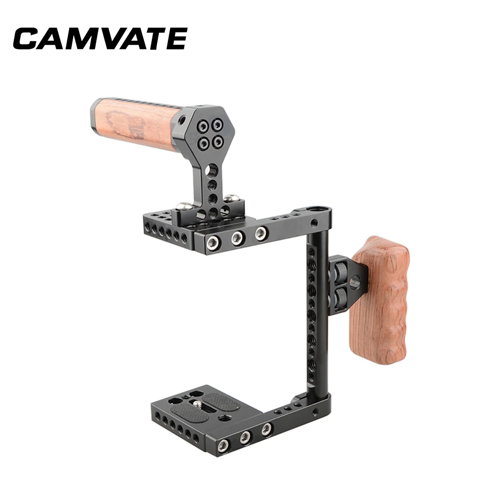 Камера CAMVATE Rig для Canon 60D 70D 7D MarkII 5D MarkIII/760D/D7000 D7100 D7200/GH5/GH4 GH3 GH2/A99 A58 a7 A7II|Аксессуары