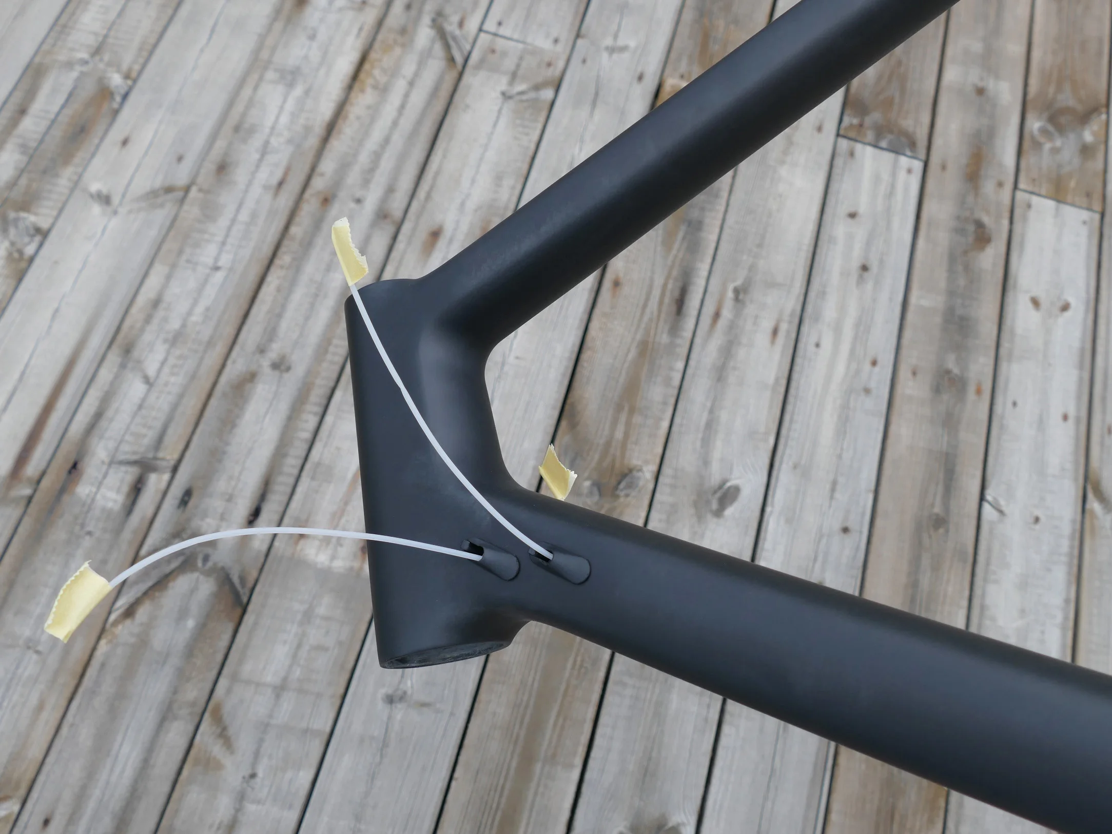 Карбоновый тормозной диск Toray UD Matt Cyclocross BSA BB30 рама 52 см через ось 12*142