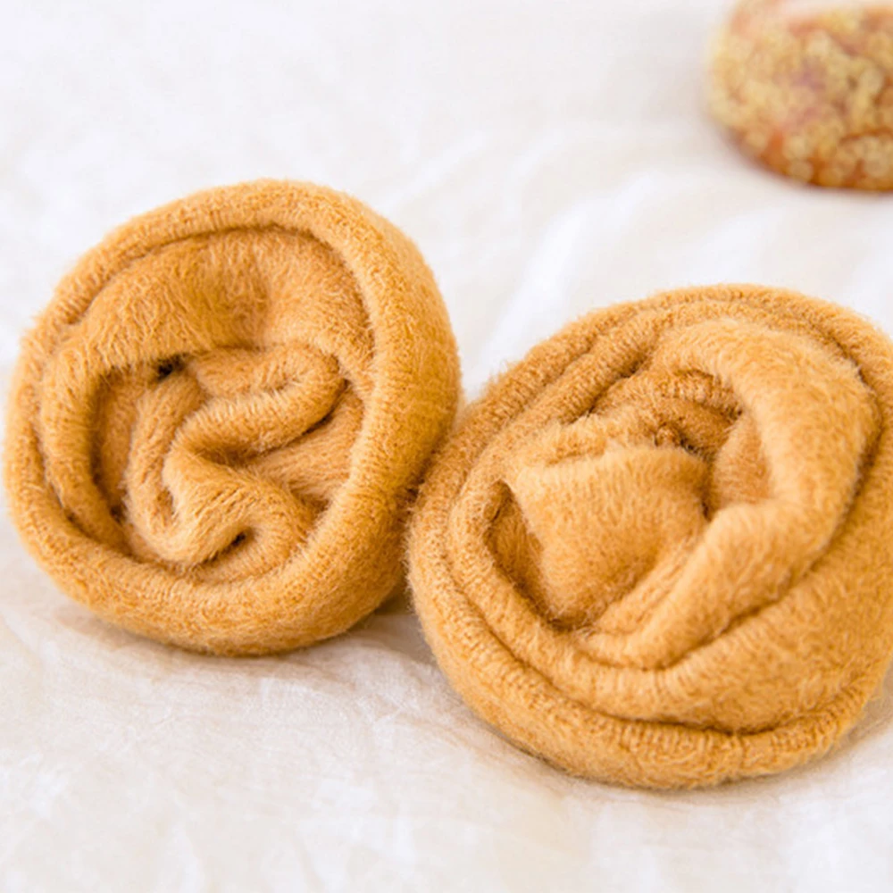 

6 Colors Winter Warm Socks Plus Cotton Blend Thickening Thermal Children Kids Baby Girls Boys Floor Socks For 3-12 Years Old